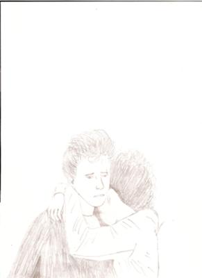 This is picture I drew of Ron and Hermione from the third film 