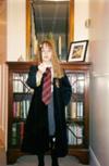 This is me dressing up as Hermione when I was about 10 years old for world book day at my school.